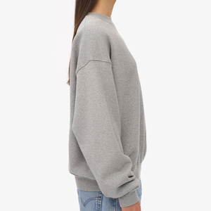 High Quality Winter Women's Oversize Sweatshirt Front Logo Fleece Loose Fit Wholesale Casual Wear Women's Oversize Sweatshirt - Product Image 4