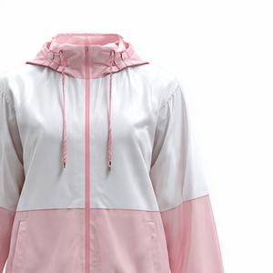 Women's Hooded Windbreaker <b>Jacket</b> Sets <b>Lightweight</b> Waterproof Casual Full Sleeve Rain <b>Jacket</b> Shorts Set <b>Ladies</b> - Product Image 5
