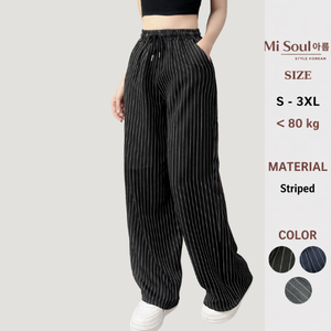 Custom OEM ODM Women Baggy Harem Pants Korean Fashion Elastic Waist Loose Fit Streetwear Trousers Factory <b>Direct</b> - Product Image 2