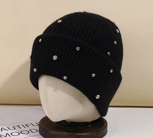 Gorro de Punto Jacquard Gótico Y2K Personalizado 2025, Gorro de Invierno sin Dobladillo de Alta Calidad con Logotipo Impreso en Toda la Superficie para Viajes - Product Image 1