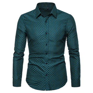 New Design 100% Cotton Long Sleeve MensDress <b>Shirts</b> - Product Image 2