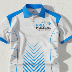 Custom Breathable Pickleball Shirt Short Sleeve Outdoor Wind Ventilated Design Quick Dry Performance Court Top Digital Printing - Product Image 4