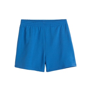 Shorts de sport pour femmes à taille haute avec logo personnalisé, en tissu éponge respirant, séchage rapide, écologiques, avec dentelle et taille élastique, pour la gym et le yoga - Product Image 3