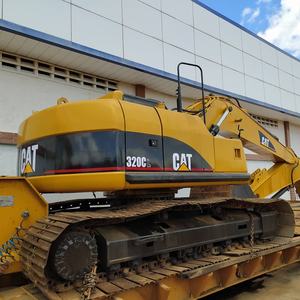 Excavadora de cadenas 320CL de segunda mano con motor en buen estado, maquinaria de construcción en funcionamiento, 4 años de garantía, en venta - Product Image 3