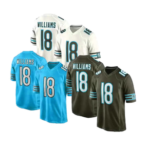 Camiseta Deportiva de Fútbol Americano Personalizada para Hombre, Último Modelo, 100% Poliéster, Transpirable, de Secado Rápido, Manga Corta, Ropa de Equipo - Product Image 4