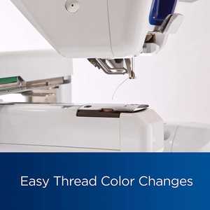 Machine à broder à aiguille simple Persona PRS100 avec support à 4 bobines et bras libre pour la broderie - Product Image 2