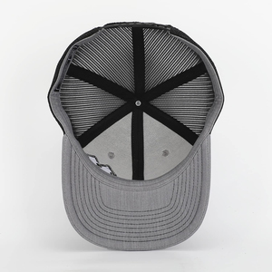 2026 Custom Color High Quality Custom Logo Solid Mesh Solid Gray Mesh Color Trucker Hat Beach 100% Acrylic Trucker Hat - Product Image 6