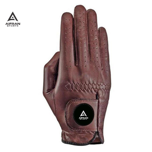 Guantes de Golf de Cuero Genuino de Alta Calidad y Durabilidad, Color Personalizado, Piel de Cordero, Tela de PU, Deportivos - Product Image 3