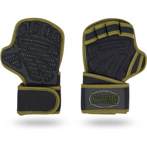 Gants de musculation demi-doigts de qualité supérieure avec support de poignet pour la gym, le fitness, l'entraînement et le cross-fit, pour hommes et femmes - Product Image 6