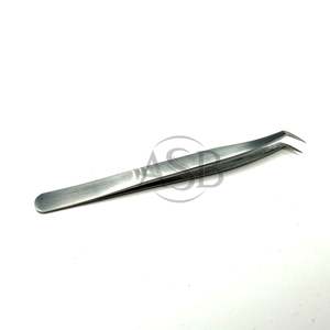 แหนบต่อขนตาปลายเรียว 65 องศา สแตนเลสสตีล  รับทำโลโก้ตามสั่ง บริการ OEM - Product Image 1