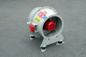 Ventilador Axial Fabricado en Vietnam AXP-5-3D con Base de Acero al Carbono y Rodamientos de Bolas para Extracción de Humo en Pasillos, Accionamiento Directo - Product Image 6