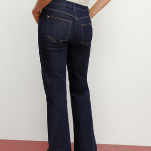 Jeans évasés taille haute extensibles pour femmes, modèle ODM personnalisé, en denim - Product Image 3
