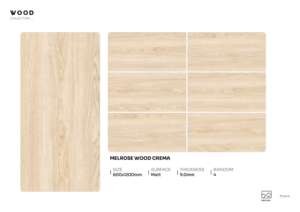 Azulejos de porcelana con acabado mate de la colección de madera de primera calidad, tamaño 600x1200, con aspecto de madera para uso en pisos, paredes e interiores. - Product Image 5