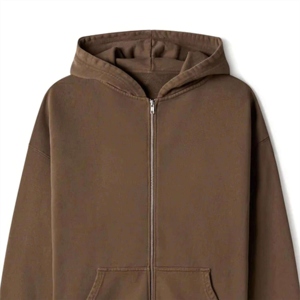 Sweat à capuche pour homme de taille standard, style streetwear, en coton mélangé, avec logo personnalisé imprimé - Product Image 6