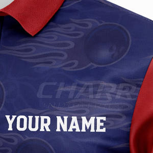 เสื้อเจอร์ซีย์โบว์ลิ่งคุณภาพสูงสั่งทำพิเศษ ระบายอากาศได้ดี ไซส์พลัส สำหรับผู้ชายและผู้หญิง ชุดยูนิฟอร์มทีมกีฬาแข่งขัน ผลิตจากโพลีเอสเตอร์ 100% - Product Image 5