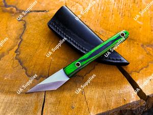 Cuchillo Kiridashi Miniatura OEM ODM de UA Supplies, Cuchillo de Hoja Fija de Acero Inoxidable con Mango de Madera, Afilado como una Navaja, 6 Pulgadas - Product Image 2