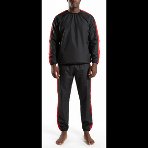 Traje de Sauna para Mujer de Fibra de Poliéster con Revestimiento Plateado Personalizado, para Uso Doméstico, Adelgazante, para Pérdida de Peso, Gimnasio, Correr, Chaqueta y Pantalones Elásticos - Product Image 1