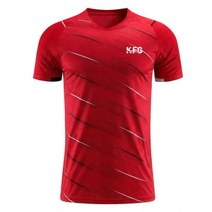 Proveedor de Camisetas de Fútbol Personalizadas al por Mayor, Transpirables, Ligeras, de Poliéster, con Nombre del Equipo Impreso, Ropa de Entrenamiento - Product Image 1