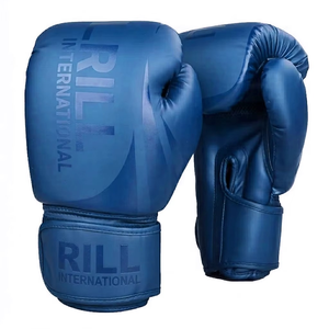 ถุงมือชกมวย RILL INTERNATIONAL หนังแท้ แบบผูกเชือก ระบายอากาศได้ดี สำหรับผู้ใหญ่ ใช้สำหรับฝึกซ้อม - Product Image 4