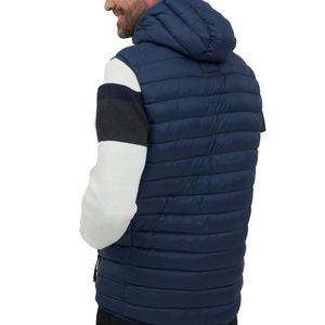 Chaleco Acolchado Ligero Informal para Hombre con Capucha, Diseño Ajustado, Chaqueta Cálida y Transpirable para Otoño con Bolsillos Laterales - Product Image 1