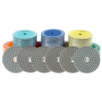 Tampons de polissage en marbre Pinnacle et tampons de meulage diamantés pour granit, grain 100, abrasif fin pour meuleuse d'angle