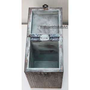 Boîte de rangement décorative modèle 1 pour bouteilles de vin et liqueur Design élégant et fonctionnel - Product Image 3