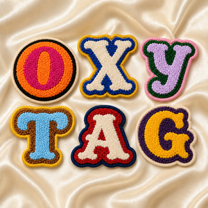 Handmade Chenille Alphabet <b>Patches</b> <b>Sew</b>-<b>On</b> Fabric Embroidered Decorations Gift Tags Cheap Price OEM Custom Chenille <b>Patches</b> - Product Image 4