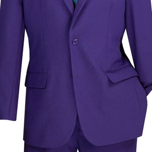 Blazer Morado para Hombre, Estilo Americano/Italiano, Cuello en V, Bordado con Lentejuelas, Corte Regular, 100% Algodón, para Hermandades y Fraternidades - Product Image 2