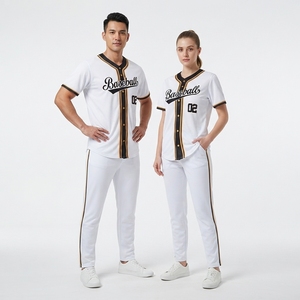 Maillot de baseball brodé original, maillots de baseball par sublimation, logo brodé, numéro d'équipe personnalisé, maillot de softball - Product Image 2