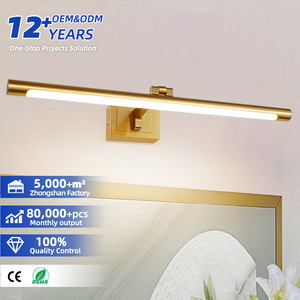 โคมไฟติดผนังอะลูมิเนียมอัลลอยด์แบบมินิมอล ควบคุมด้วยระบบสัมผัส LED แสงวอร์มไวท์ 3500K ปรับความสว่างได้ เหมาะสำหรับห้องนอน - Product Image 1