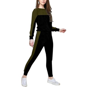 Chándal Jogger de dos piezas para mujer con cintura ajustable con cordón, chándal de calle para mujer con Sudadera con capucha y pantalones de gran tamaño - Product Image 2