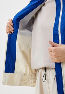 Venta al por mayor por encargo 2025 prendas de vestir de las mujeres Crop Top chaquetas cortavientos transpirable de gran tamaño bordado bolsillos de moda - Product Image 5