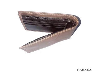 Customized Best Quality Top Selling 100% Genuine Cow Bi-fold Leather <b>Wallet</b> <b>for</b> <b>Men</b> at Factory Price - Product Image 3