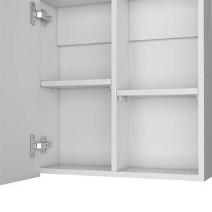 Armadietto Portamedicinali Bianco Clayton per Bagno, Eleganti Specchi da Bagno - Product Image 2