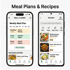 Application RoyalCraft Diet Planner – Plans repas, suivi nutritionnel, guide de perte de poids et d'alimentation saine IOS/Android/Linux/Mac - Product Image 2