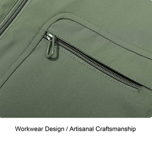 High Quality Casual Softshell <b>Vests</b> <b>Men's</b> Zipper Waterproof <b>Heated</b> Winter Outwear Sleeveless Stand Collar Adult's Hiking Gilets - Product Image 4