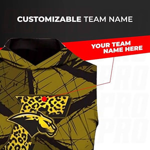 Hooded Compression 7v7 Custom Flag Football Jersey Custom Flag Football Jerseys Any Logos, Numbers, Names or Colors Shirts - Product Image 5