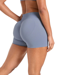 Shorts de Yoga con Cintura Media y Cordón Ajustable para Mujer, Ropa Deportiva Cómoda para Fitness, Gimnasio, Running, Spandex/Poliéster OEM - Product Image 1