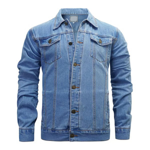 Custom Made Design Wholesale <b>Men</b> <b>Denim</b> <b>Jacket</b> Outerwear Breathable Solid Color Winter <b>Jacket</b> classic Style Low Price <b>Men</b> <b>Jacket</b> - Product Image 6