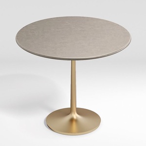 Unique Handmade Modern Natural <b>Stone</b> Coffee <b>Table</b> with Glass/Marble <b>Top</b> Decorative Metal Base for High-End Living Room Furniture - Product Image 2
