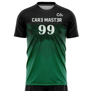 ชุดฟุตบอลแบบกำหนดเอง เสื้อและกางเกงขาสั้น ชุดกีฬา แห้งเร็ว ระบายอากาศได้ดี พร้อมการพิมพ์แบบ Sublimation - Product Image 4