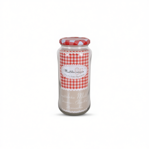 Recipiente de Vidrio para Almacenamiento de Alimentos Estilo Mediterráneo, 12U 580cc, Forma Cilíndrica con Diseño Impreso para Uso en la Cocina - Product Image 3