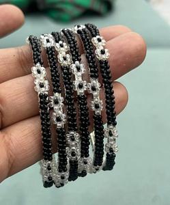 Conjunto de Collar y Pulsera de Cuentas de Vidrio Multicolor, Joyería Boho Arcoíris para Venta al por Mayor B2B, Exportación de Moda Festiva - Product Image 2