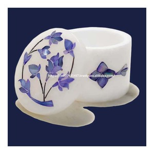 Antique Collection Best Handmade Design Top Product Marble Inlay <b>Box</b> With Mother Of Pearl Material Use For Storage Jewelry Gift - Product Image 3