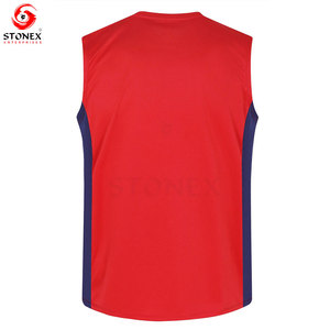 Débardeur pour homme OEM en polyester à séchage rapide, sans manches, design personnalisé, gilet de sport, fabricant en gros, approvisionnement en vrac - Product Image 5