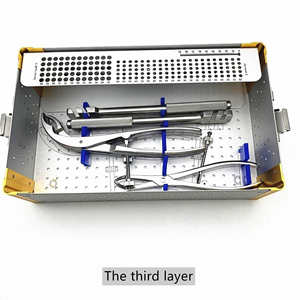 Kit d'instruments orthopédiques professionnels pour grands fragments, en acier inoxydable, pour la fixation osseuse et la chirurgie traumatique, complet et réutilisable - Product Image 4