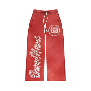 Conjunto Deportivo Personalizado con Estampado Puff 2025, Unisex, Negro, para Entrenamiento de Invierno, Conjunto de Sudadera con Capucha y Pantalones Deportivos con Logotipo Estampado - Product Image 6