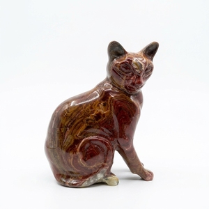Urna de ónix para cremación de mascotas con diseño de huella de pata en color madera de teca, OEM ODM, de Onyx Crafts, precio mayorista, diseño de logotipo personalizado - Product Image 5