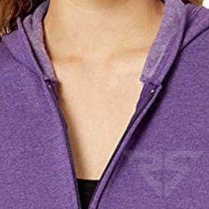 Precio al por mayor personalizado OEM rojo liso de punto mujeres sudaderas con capucha ropa de gimnasio cremallera completa mujeres sudaderas con capucha - Product Image 3