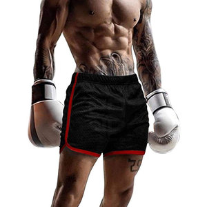 Pantalones cortos de nailon con logo personalizado para hombre, transpirables, de secado rápido, para deporte y correr, al por mayor. - Product Image 1